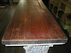 Antique Country General Store Counter 12' 3 Lg. 30 Deep, Very Nice Fancy