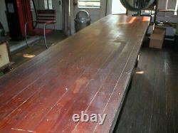 Antique Country General Store Counter 12' 3 Lg. 30 Deep, Very Nice Fancy