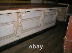 Antique Country General Store Counter 12' 3 Lg. 30 Deep, Very Nice Fancy