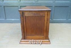 Antique Country Store 1890s J&P Coats Six Drawer Walnut Spool Cabinet