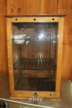 Antique Country Store Bread, Cake, Pie Display Case Showcase Counter Top Diehl