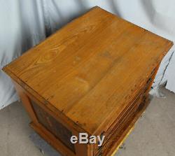 Antique Country Store Display Clarks Six Drawer Spool Cabinet