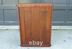 Antique DIAMOND DYES Oak Store Counter Display Pigeon Hole Cabinet NO ADV TIN