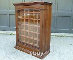 Antique DIAMOND DYES Oak Store Counter Display Pigeon Hole Cabinet NO ADV TIN