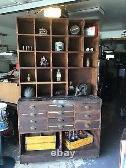 Antique General Store Cabinet