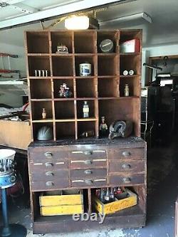 Antique General Store Cabinet