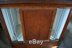 Antique General Store Display Case Cabinet