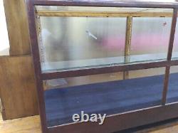 Antique General Store Mercantile Large Display Case