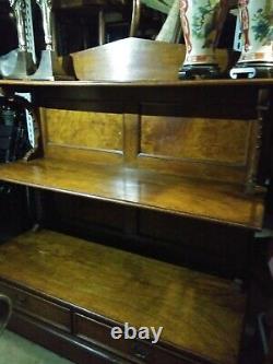 Antique General Store Wooden Display Cabinet