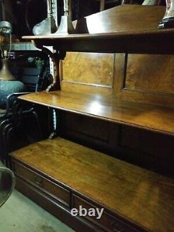 Antique General Store Wooden Display Cabinet