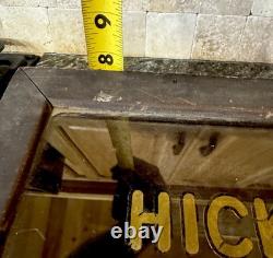 Antique Hickory Elastic Display Case General Store Counter Fixture Thread