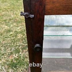 Antique Keen Kutter Store Display Cabinet Case Oak E. C. Simmons Advertising Rare