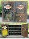 Antique Metal Diamond Dyes General Store Advertising Cabinet Display Case