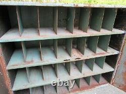 Antique METAL Diamond Dyes General Store Advertising Cabinet Display Case