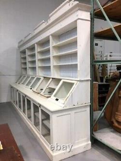 Antique Mercantile Eastlake Victorian General Store/Apothecary Display Cabinet