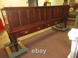 Antique Show Case Jewelry Store Tobacco Shop Museum Collector Display Mahogany