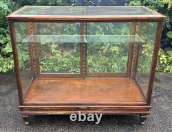 Antique Standard Show Case & Furniture Shop Store Counter Cabinet Beveled Glass