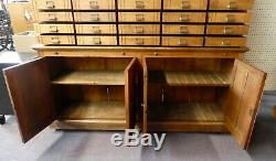 Antique Store Display Cabinet. 50 drawers. 4 Shelves. 2 Work Boards. 79.5Hx78W