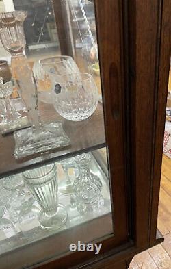 Antique Store Display Counter Case Cabinet Tiger Oak & Glass circa 1900