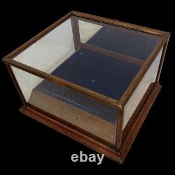 Antique Waterman's Ideal Fountain Pen Countertop Store Display Oak Case VTG