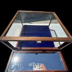 Antique Waterman's Ideal Fountain Pen Countertop Store Display Oak Case VTG