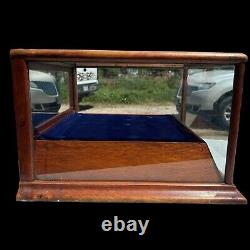 Antique Waterman's Ideal Fountain Pen Countertop Store Display Oak Case VTG