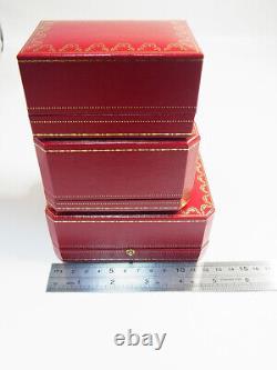 Auth Cartier Watch Box Display Case Storage CO1017 & CO1001 & 521 Lot 3 pcs set