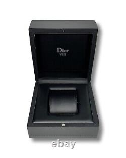 Authentic DIOR Black EMPTY Box Watch Display Case Storage for Dior VIII watch