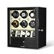 Automatic 2/4/6/8 Watch Winder Led Display Storage Case With 3/5/6 Storage Box