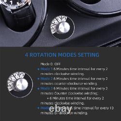 Automatic Rotation 6+7 Watch Winder Leather Storage Case Display Box With 4 Modes