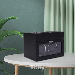 Automatic Watch Winder Display Winding Box Spinning Storage Display Case Box Led