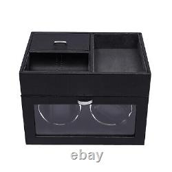 Automatic Watch Winder Display Winding Box Spinning Storage Display Case Box Led