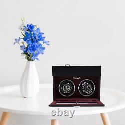 Automatic Watch Winder Rotation Luxury Display 2/4+6 Watches Box Storage Case US