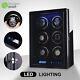 Automatic Watch Winder For 6 Watches Display Storage Case Box With Quiet Motor