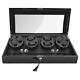 Automatic Watch Winder With Display Case Quiet Motor 8+9 Storage Ac Adapter