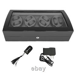 Automatic Watch Winder with Display Case Quiet Motor 8+9 Storage AC Adapter