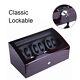 Automatic Watch Winders 6+7 Watches Display Boxes Storage Case Organizer Silent