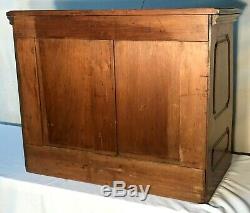 Awesome 1890's Corticelli Country / General Store Thread Spool Cabinet W / 16 Gl
