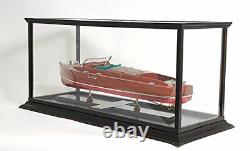 BOATS DISPLAY CASE Speedboat Yachts Diecast Showcase Collectibles Storage Box