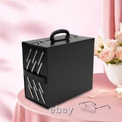 Black 48 Pairs Eyeglasses Sunglasses Storage 48 Slot Case Display Organizer Box Black 48 Pairs Eyeglasses Sunglasses Storage 48 Slot Case Display Organizer Box