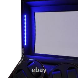 Black Automatic Watch Winder 8+9 Display Case Silent Watch Storage Box W 5 Modes