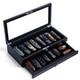 Bonaking Knife Display Case Two-tier Pocket Knife Case Storage For 15-17 Pocket
