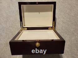 Breitling Watch Solid Piano Wood Collector Presentation Box Storage Display