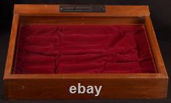 Buck Knives Dovetailed Wood Case Box Advertising Salesman Store Display Vintage
