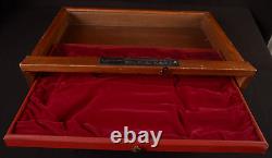 Buck Knives Dovetailed Wood Case Box Advertising Salesman Store Display Vintage