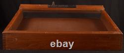 Buck Knives Dovetailed Wood Case Box Advertising Salesman Store Display Vintage