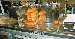 Bulk Bread Storage display case containers deli bakery sandwich Pastry Donut
