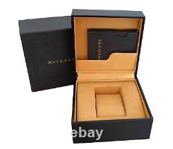 Bvlgari Scuba Display Presentation Watch Box Bulgari Booklets Storage Case