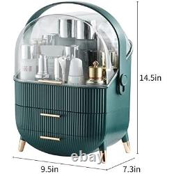 CANITORON Makeup Storage Organizer, Cosmetics Display Case with 2-Layer Storag