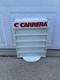 Carrera Sunglasses Rotating Store Display Rack White Plexiglass Locking Case